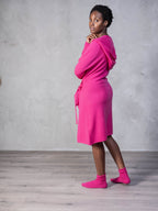 Cashmere Cold Water Swimming Wrap in Pink