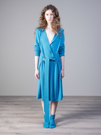 The Cashmere Cold Water Swim Wrap in Cerulean