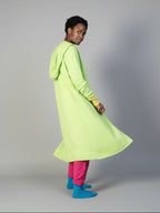 The Cashmere Cold Water Swim Wrap in Lime
