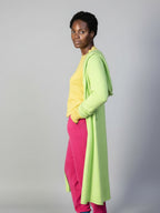 The Cashmere Cold Water Swim Wrap in Lime