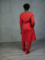 Cashmere Jogger in Poppy