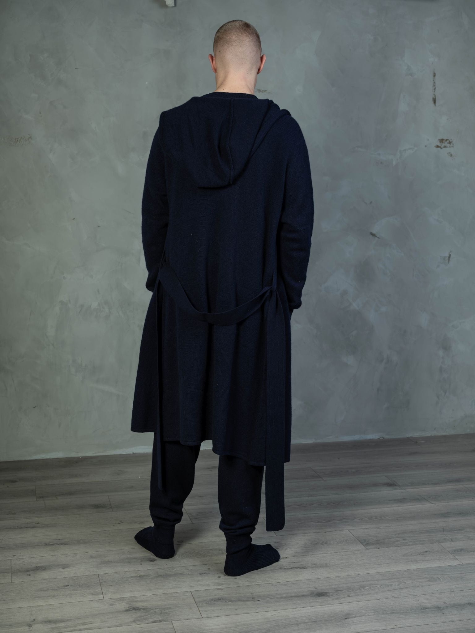 Cashmere Cold Water Swimming Wrap in Nautical