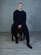 Cashmere Cold Water Swimming Wrap in Nautical