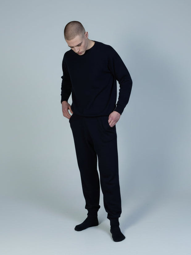 Cashmere Jogger in Nautical