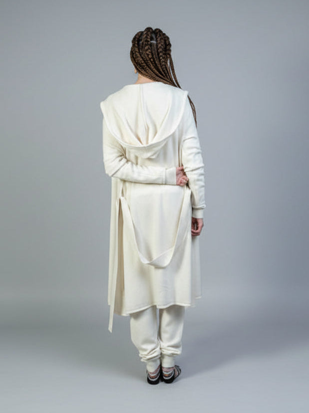 Cashmere Cold Water Swimming Wrap in Pearl