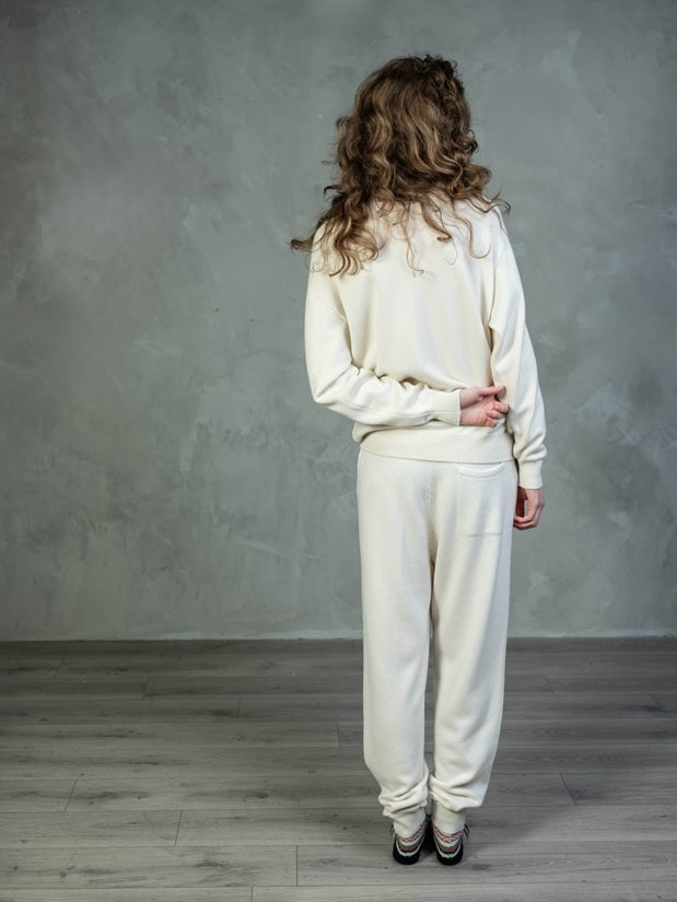 Cashmere Crew In Pearl