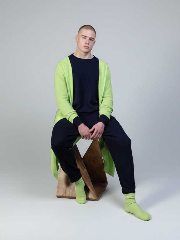 The Cashmere Cold Water Swim Wrap in Lime