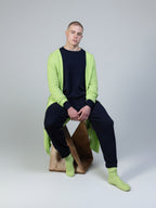 The Cashmere Cold Water Swim Wrap in Lime