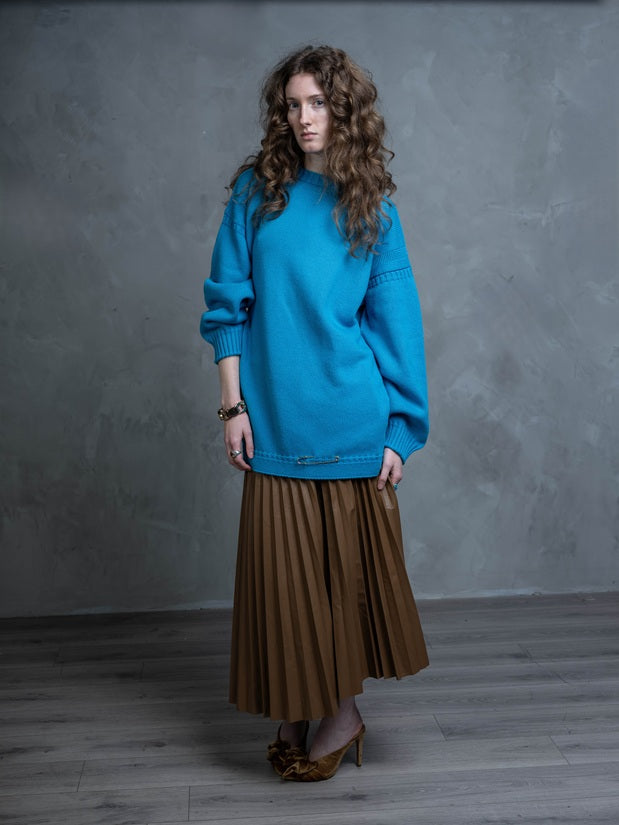 The Cashmere Guernsey in Cerulean