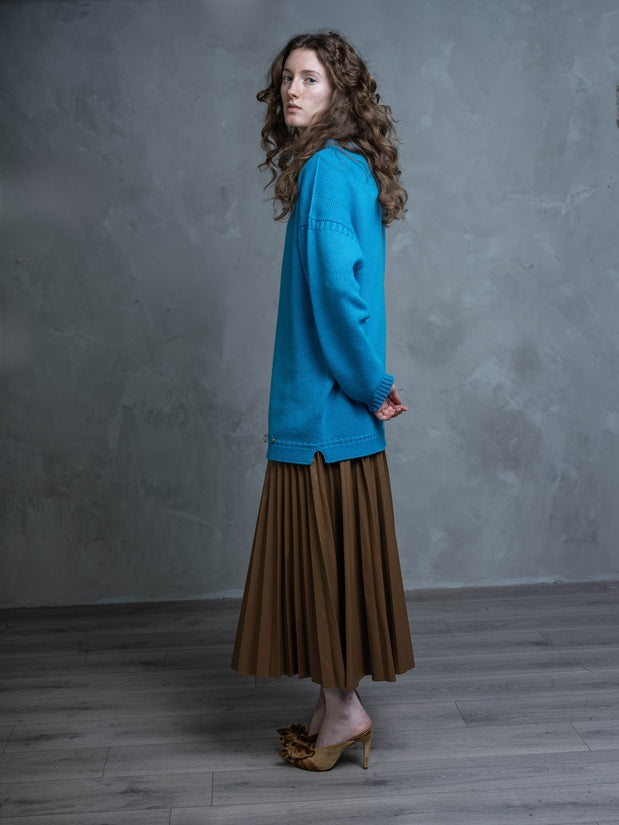 The Cashmere Guernsey in Cerulean