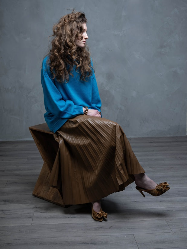 The Cashmere Guernsey in Cerulean