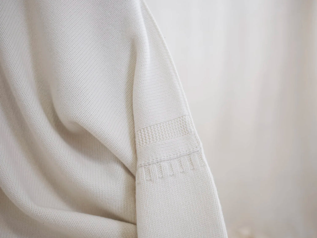 The Cashmere Guernsey in Pearl