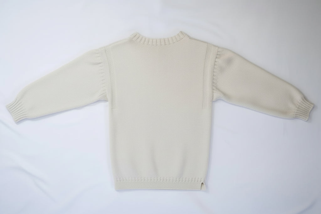 The Cashmere Guernsey in Pearl