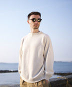 The Cashmere Guernsey in Pearl