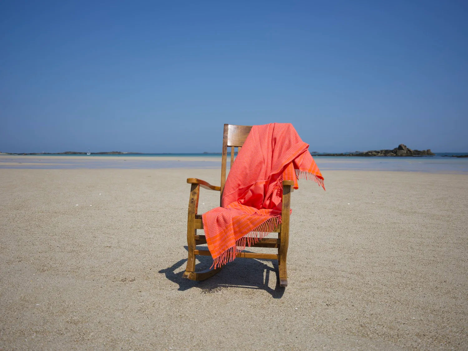 The Shepherd's Plaid in Orange and Pink