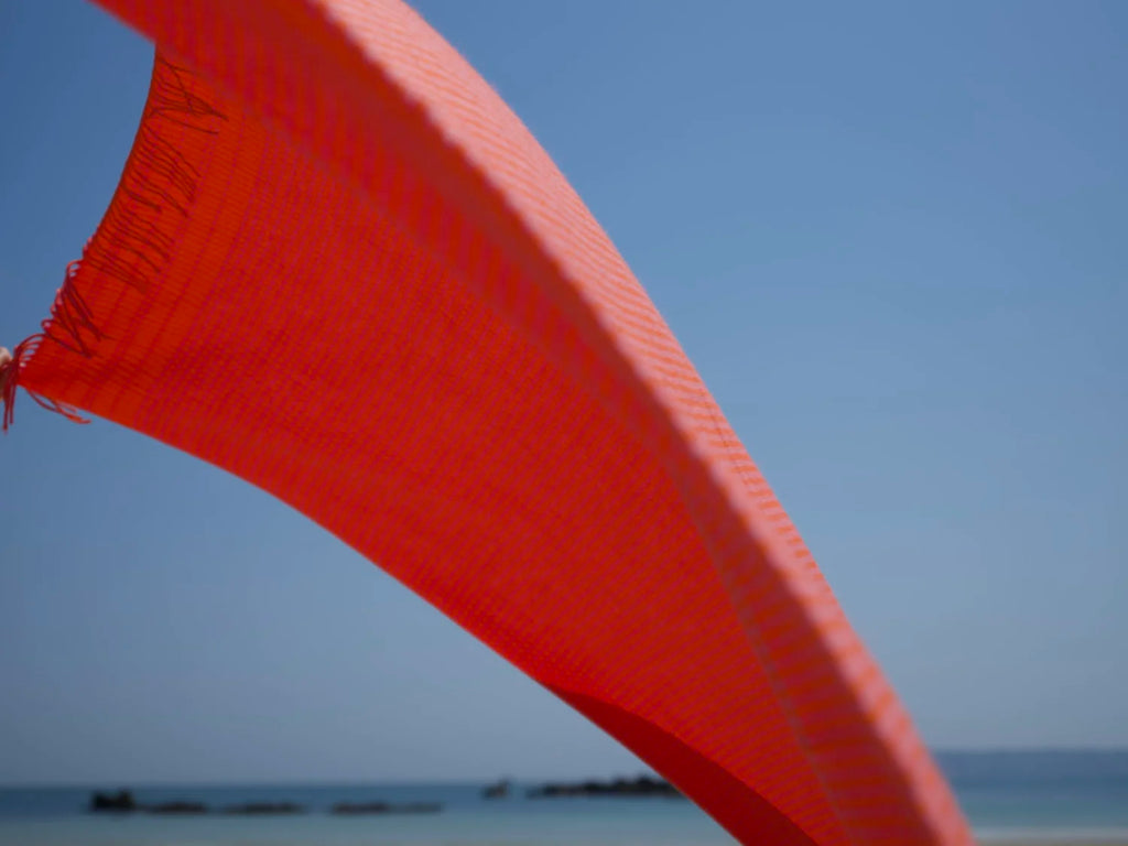 The Shepherd's Plaid in Orange and Pink